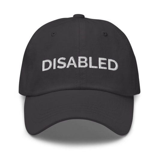 Disabled Hat - Dark Grey