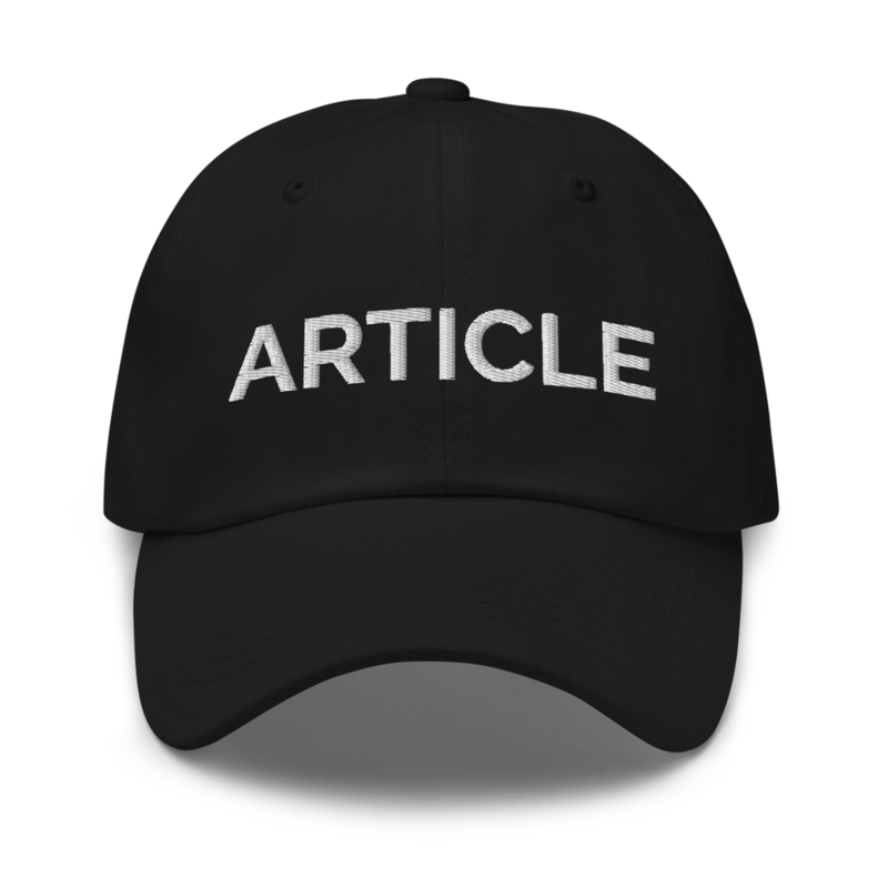 Article Hat - Black