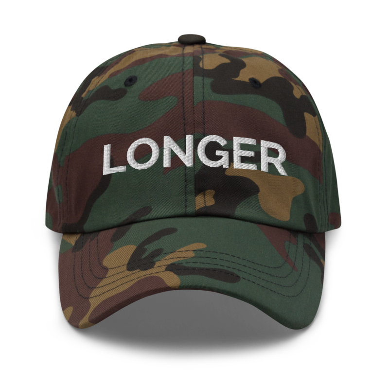 Longer Hat - Green Camo