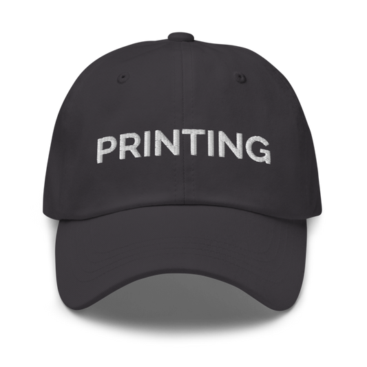 Printing Hat - Dark Grey