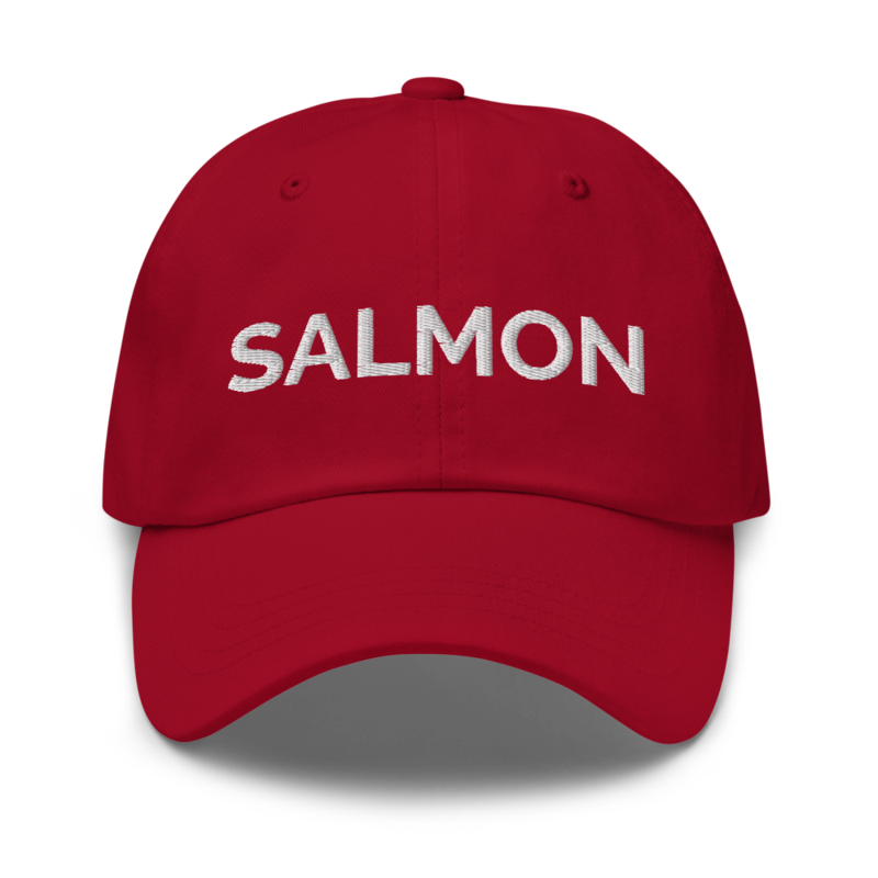 Salmon Hat - Cranberry