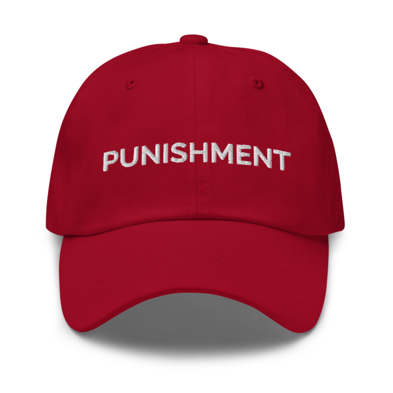 Punishment Hat - Cranberry