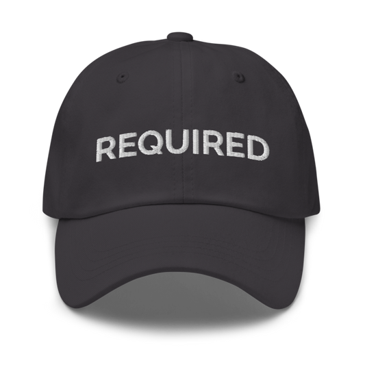 Required Hat - Dark Grey