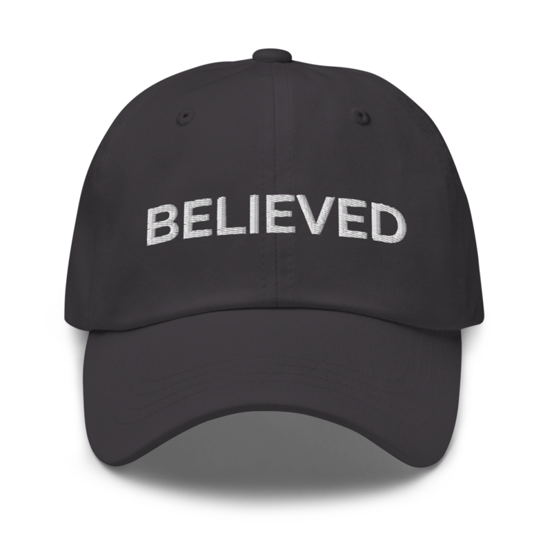 Believed Hat - Dark Grey