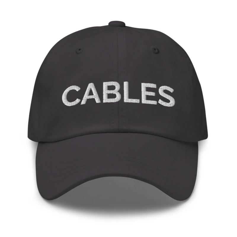 Cables Hat - Dark Grey