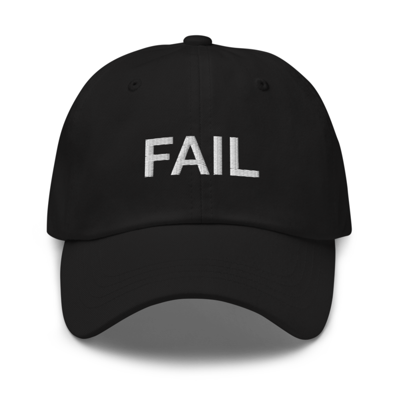 Fail Hat - Black