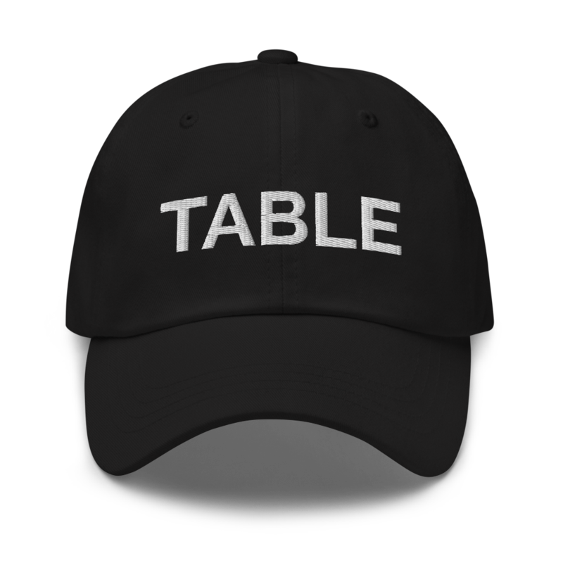 Table Hat - Black