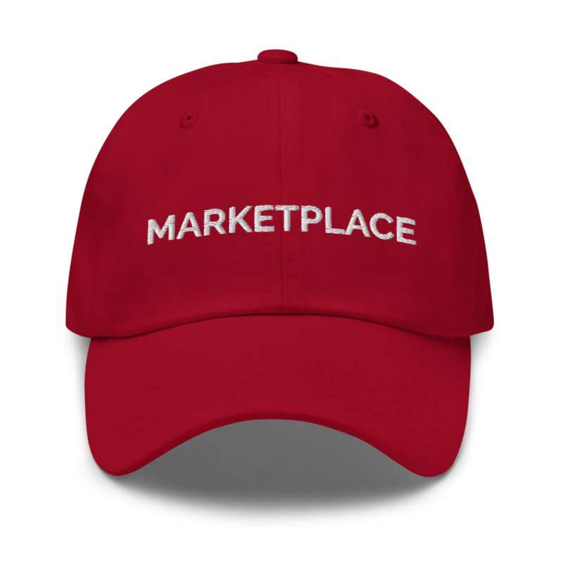 Marketplace Hat - Cranberry