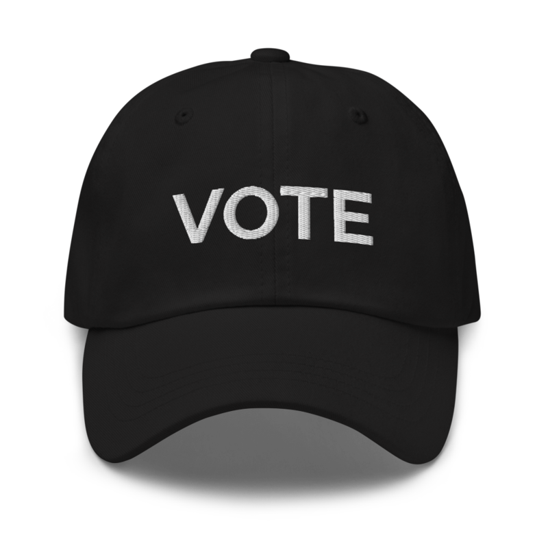 Vote Hat - Black