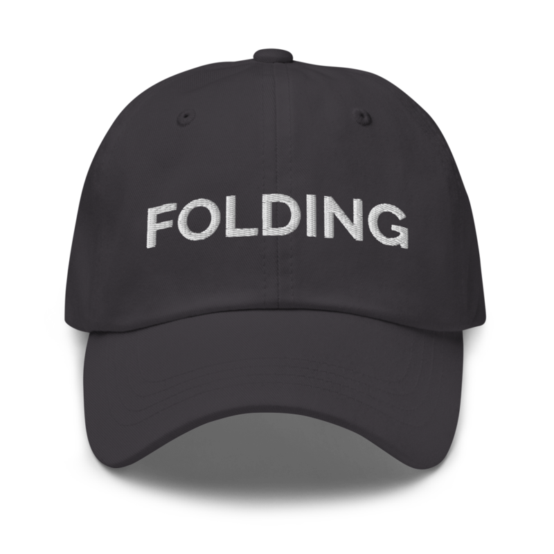Folding Hat - Dark Grey