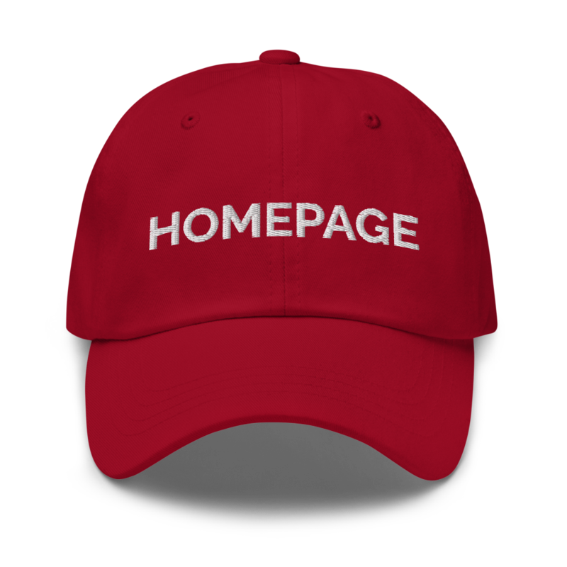 Homepage Hat - Cranberry