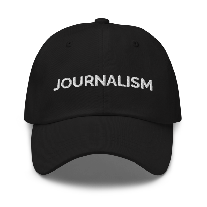 Journalism Hat - Black