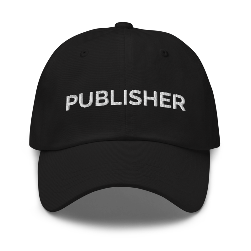 Publisher Hat - Black