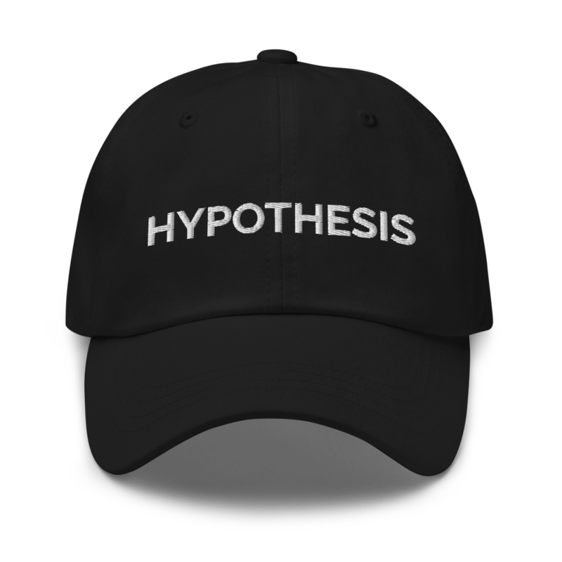 Hypothesis Hat - Black