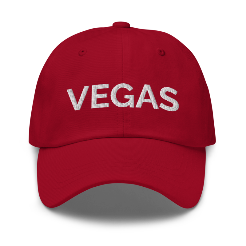 Vegas Hat - Cranberry