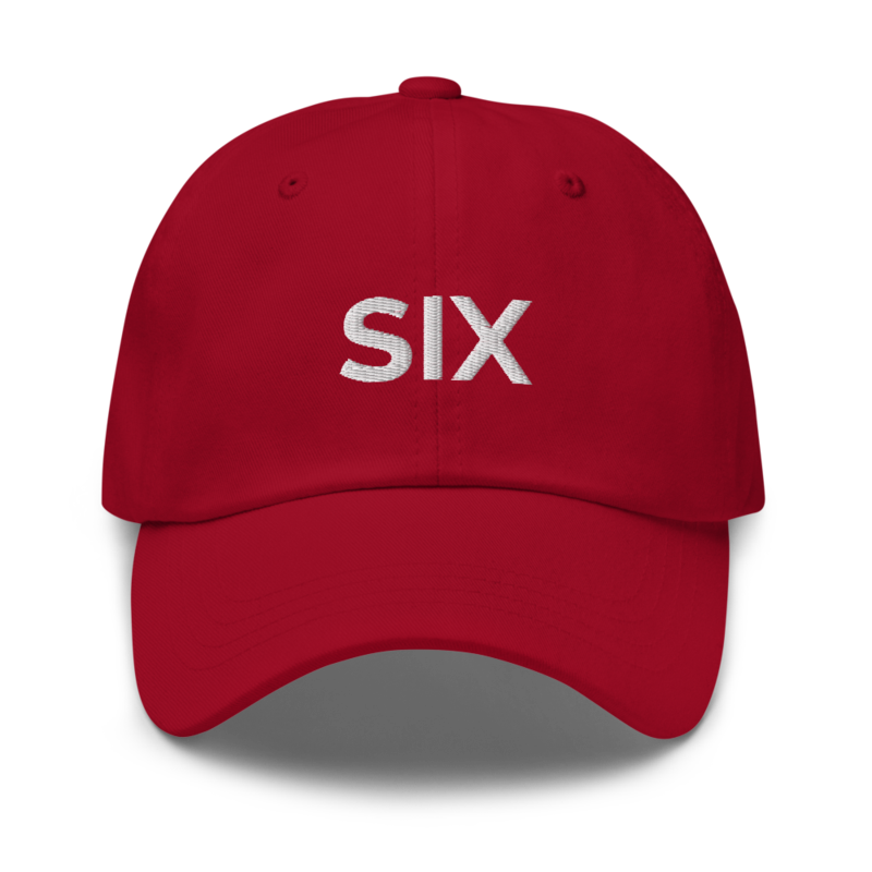 Six Hat - Cranberry