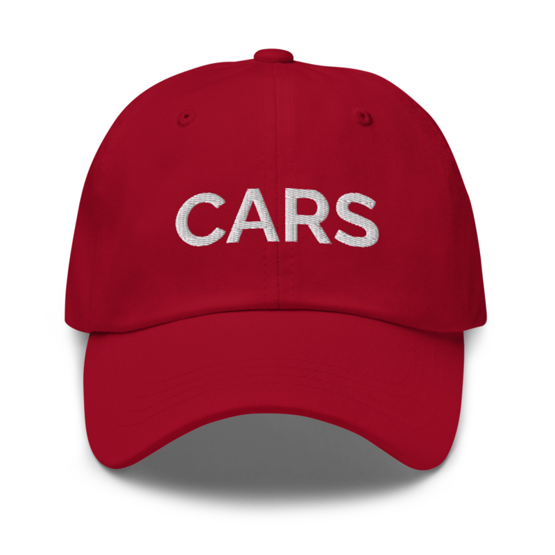 Cars Hat - Cranberry