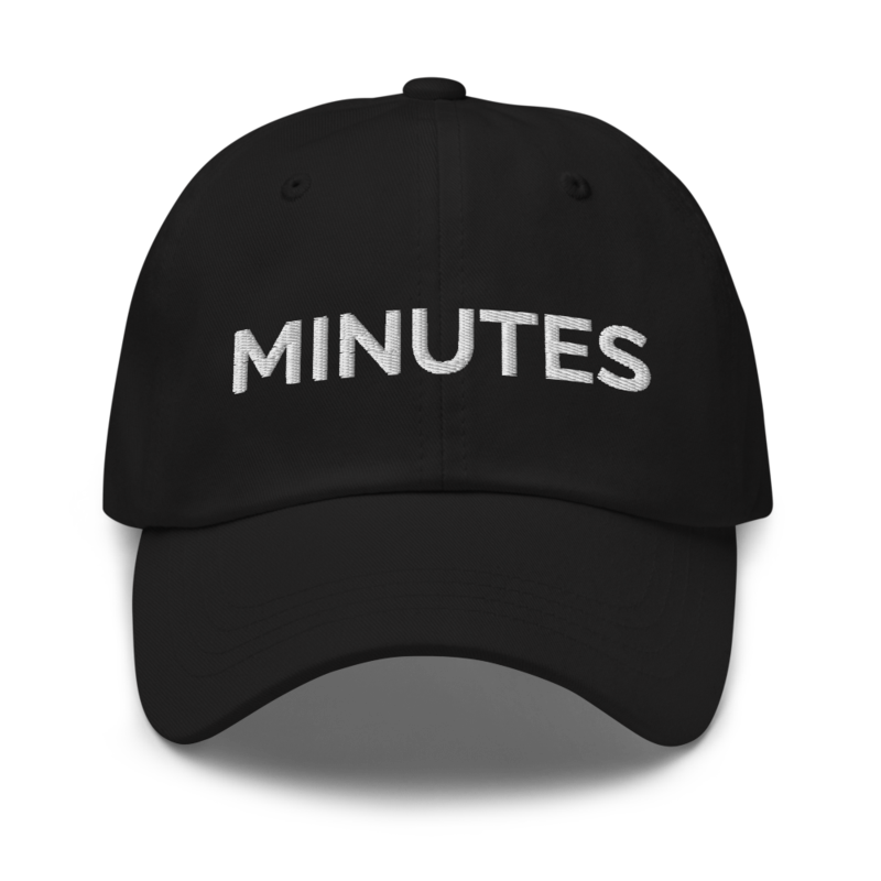 Minutes Hat - Black