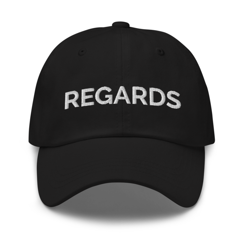 Regards Hat - Black