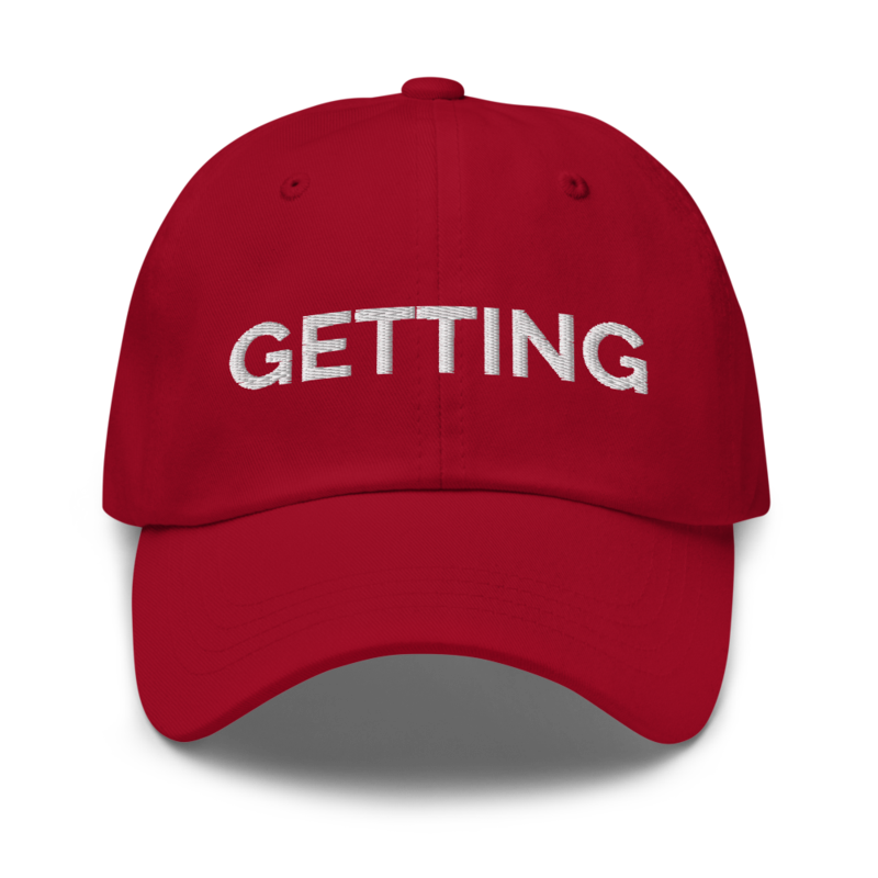 Getting Hat - Cranberry