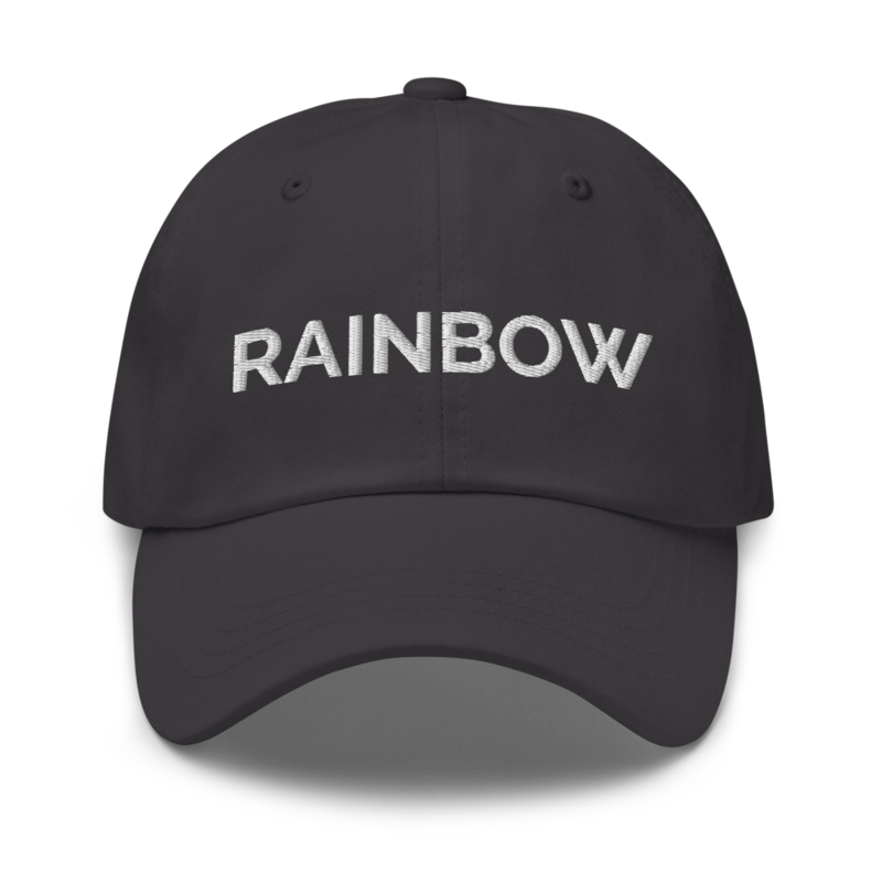 Rainbow Hat - Dark Grey