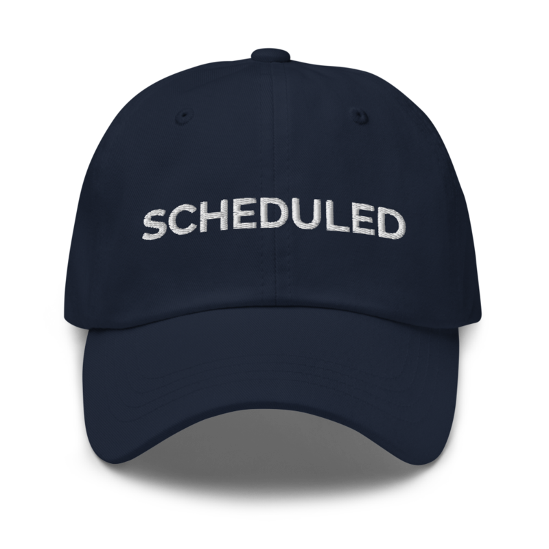 Scheduled Hat - Navy