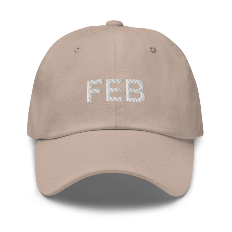 Feb Hat - Stone