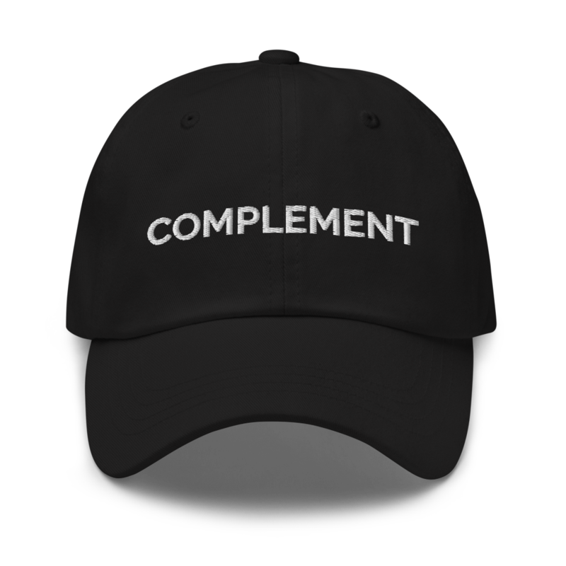 Complement Hat - Black