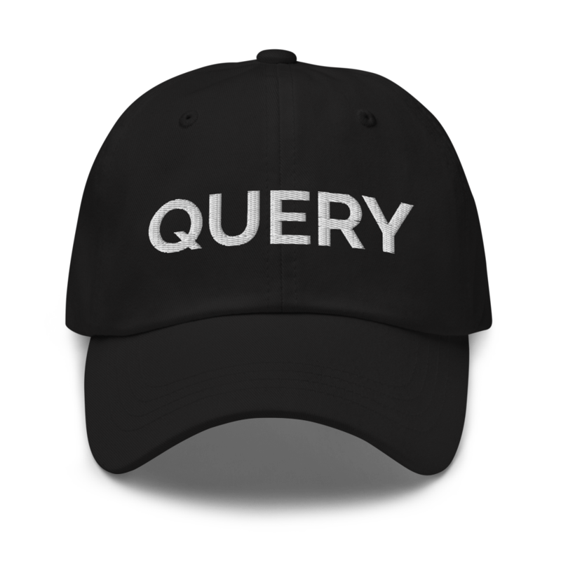 Query Hat - Black