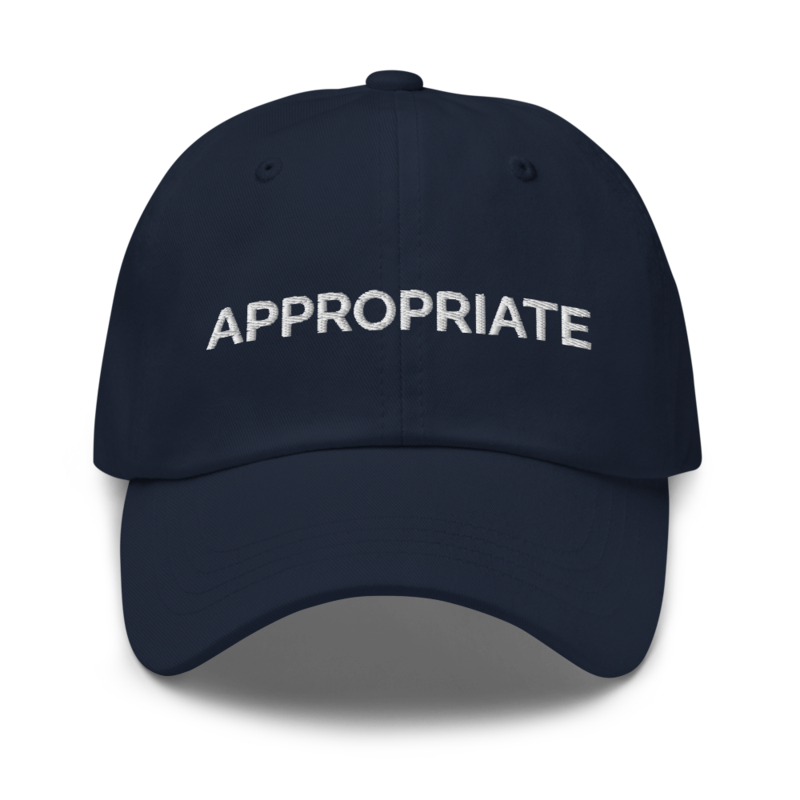 Appropriate Hat - Navy