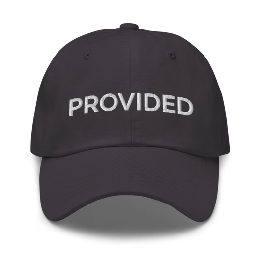 Provided Hat - Dark Grey