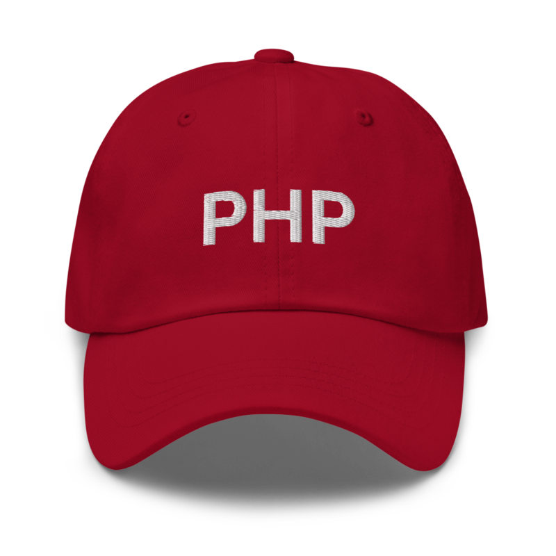 Php Hat - Cranberry