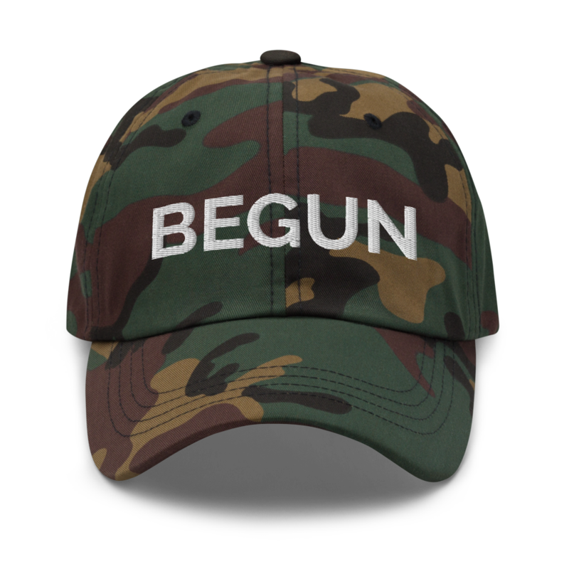 Begun Hat - Green Camo
