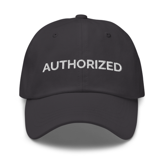 Authorized Hat - Dark Grey