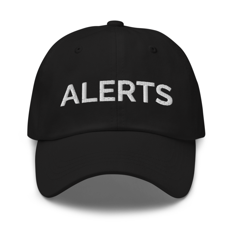 Alerts Hat - Black