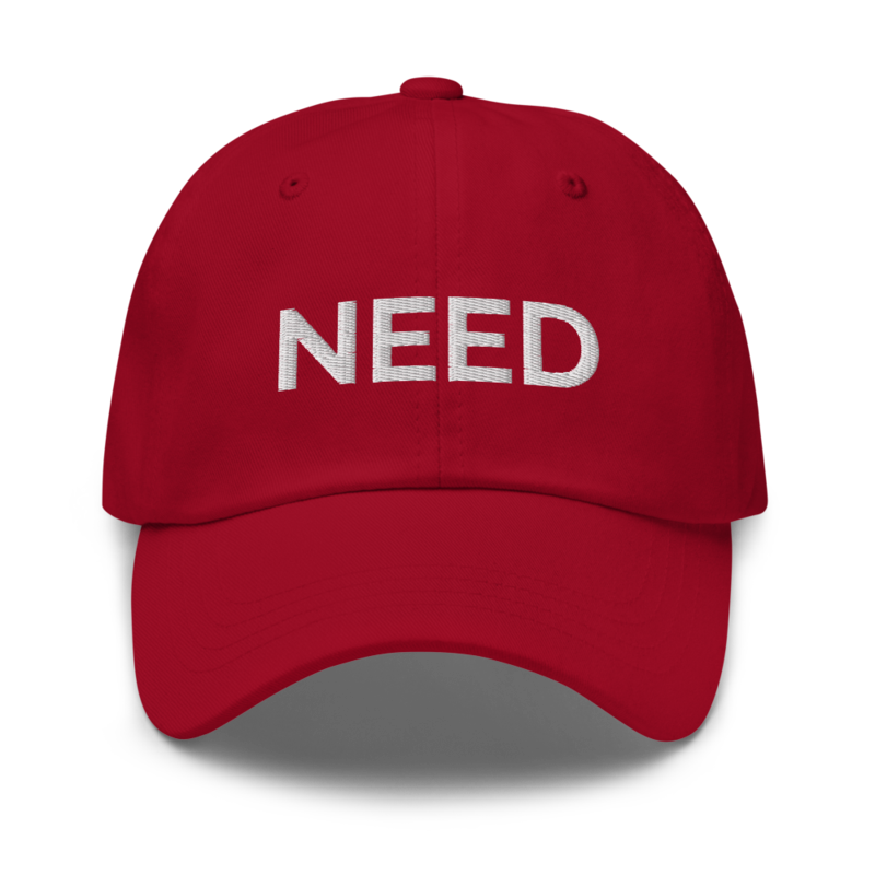 Need Hat - Cranberry