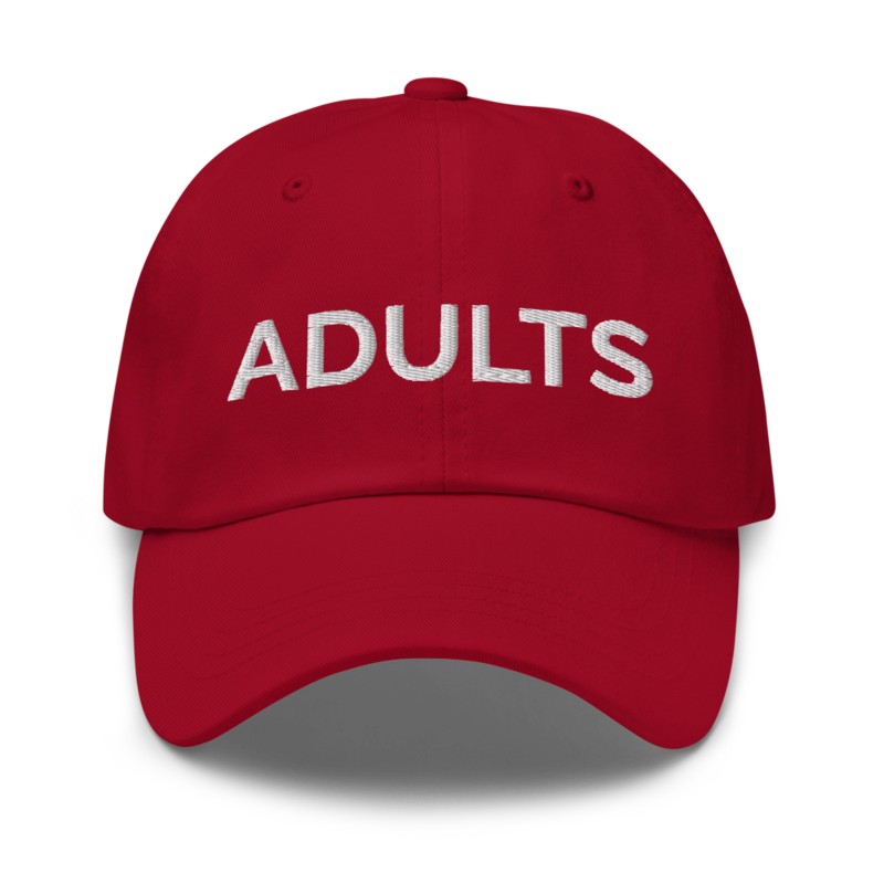 Adults Hat - Cranberry