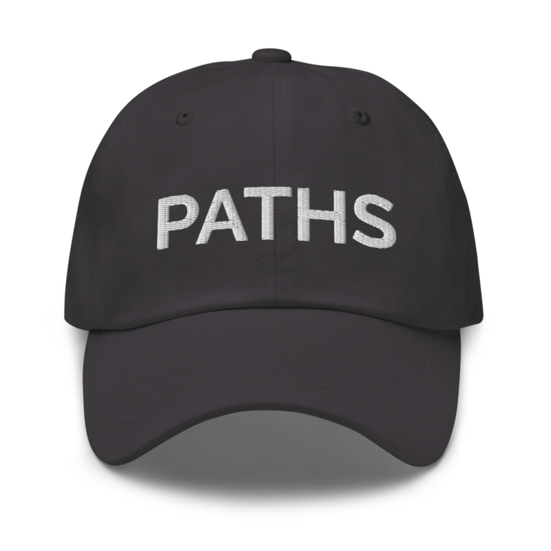 Paths Hat - Dark Grey