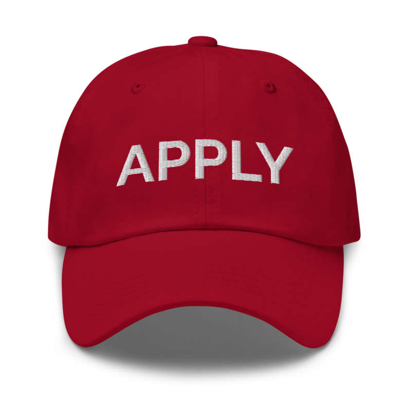 Apply Hat - Cranberry