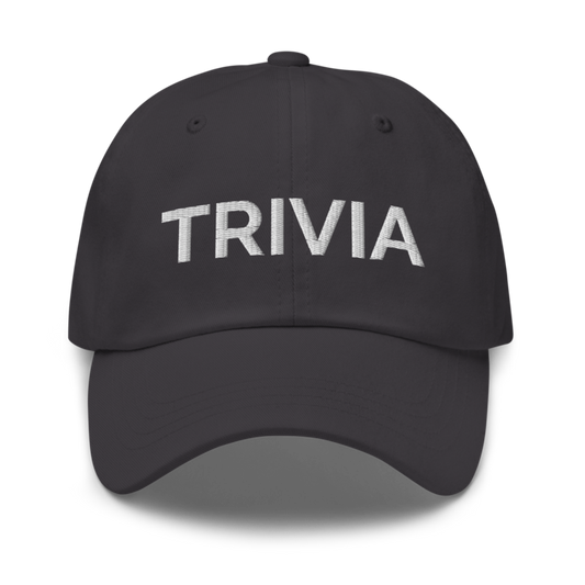 Trivia Hat - Dark Grey