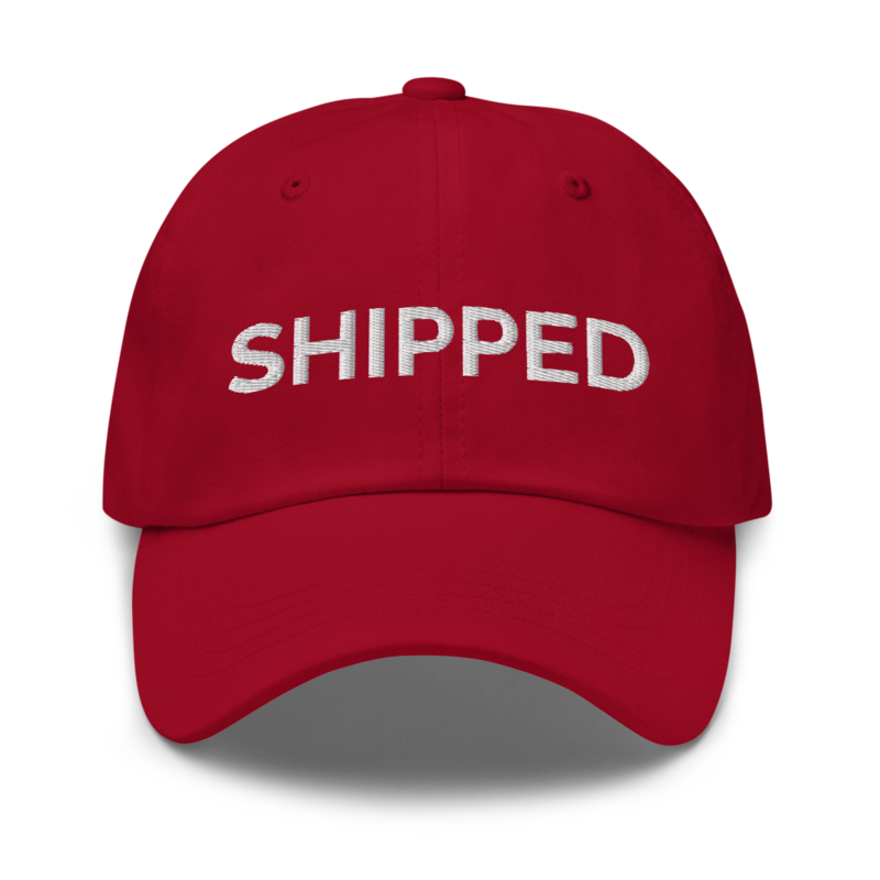 Shipped Hat - Cranberry