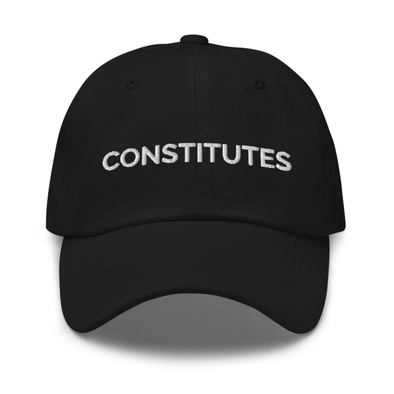 Constitutes Hat - Black