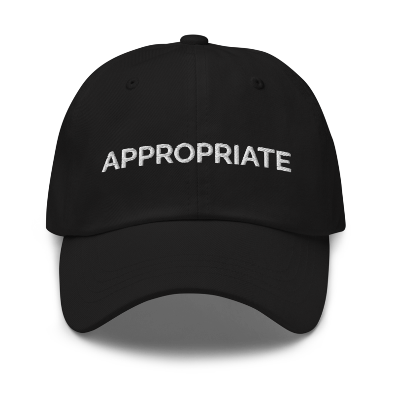 Appropriate Hat - Black