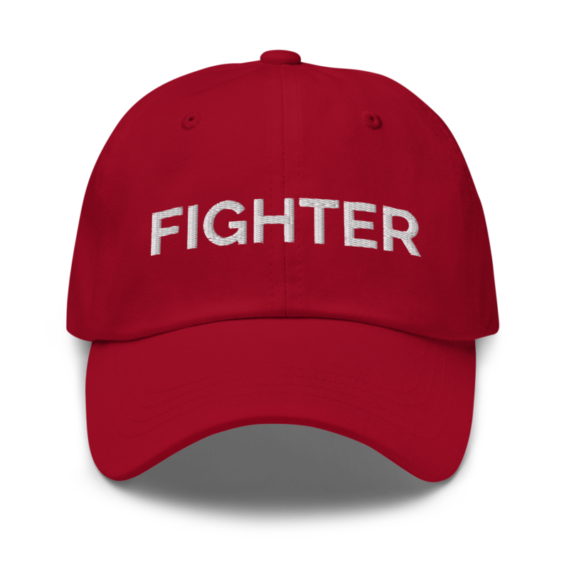 Fighter Hat - Cranberry
