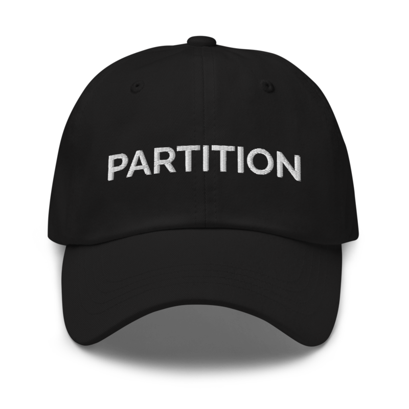 Partition Hat - Black