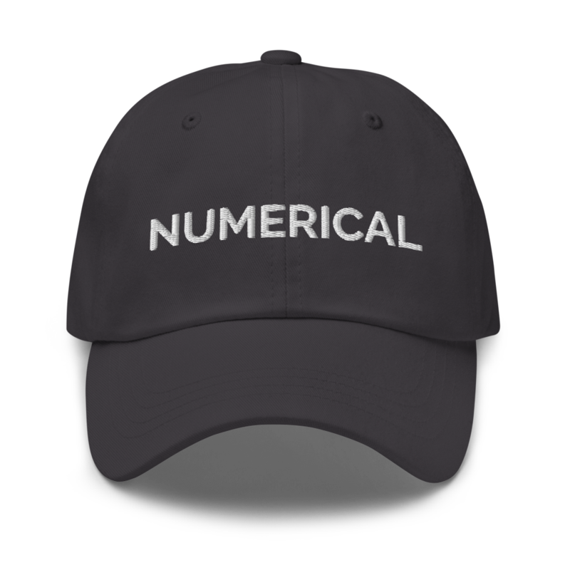 Numerical Hat - Dark Grey