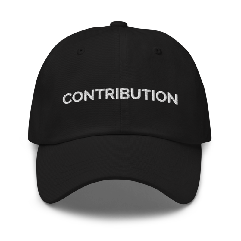 Contribution Hat - Black