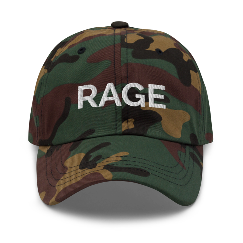Rage Hat - Green Camo