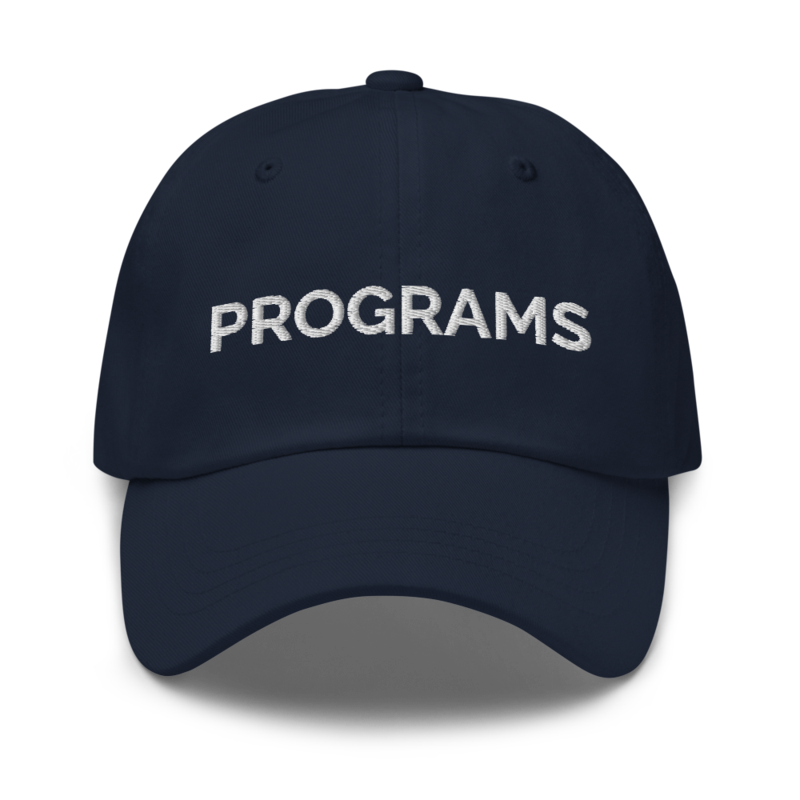 Programs Hat - Navy