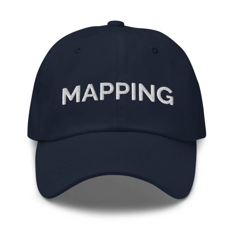 Mapping Hat - Navy